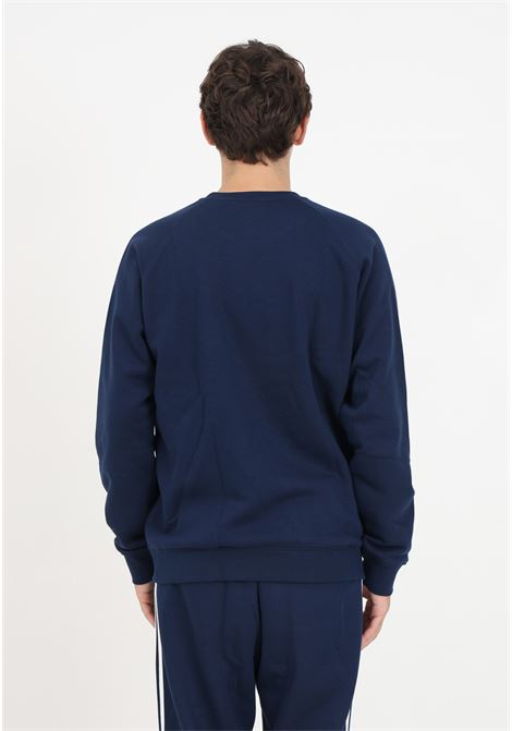 Blue sweatshirt with men's crest ADIDAS ORIGINALS | IM4536.